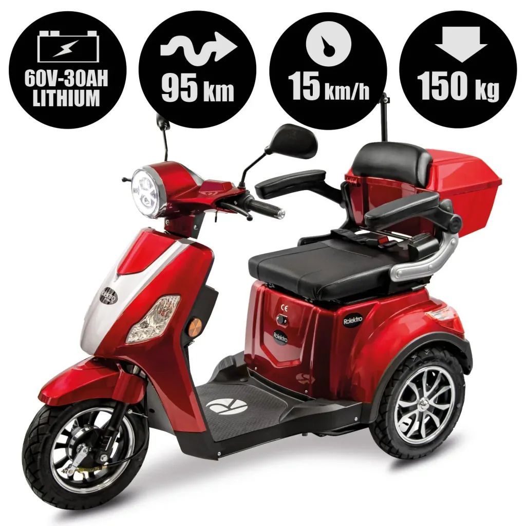 E-Trike 15 V.3, 1.000 Watt + Straßenverkehrszulassung