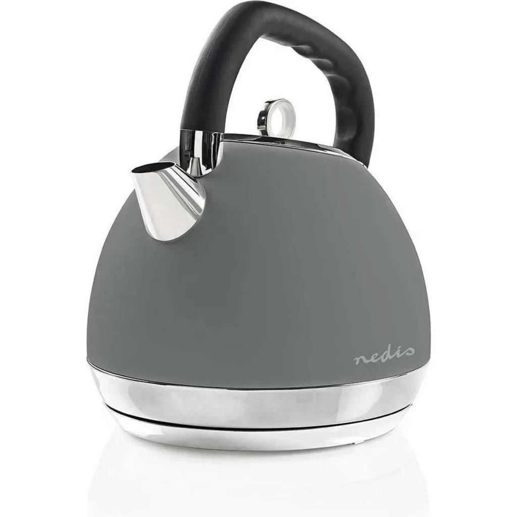 Nedis Elektrischer Wasserkocher 1,8 L Soft touch - Grau