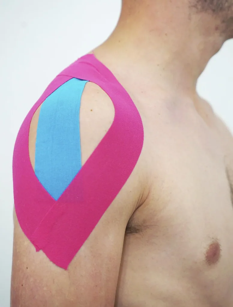 Kinesio-Tape, Physio-Tape, Türkis/ Dunkelblau/ Pink, 3-teilig