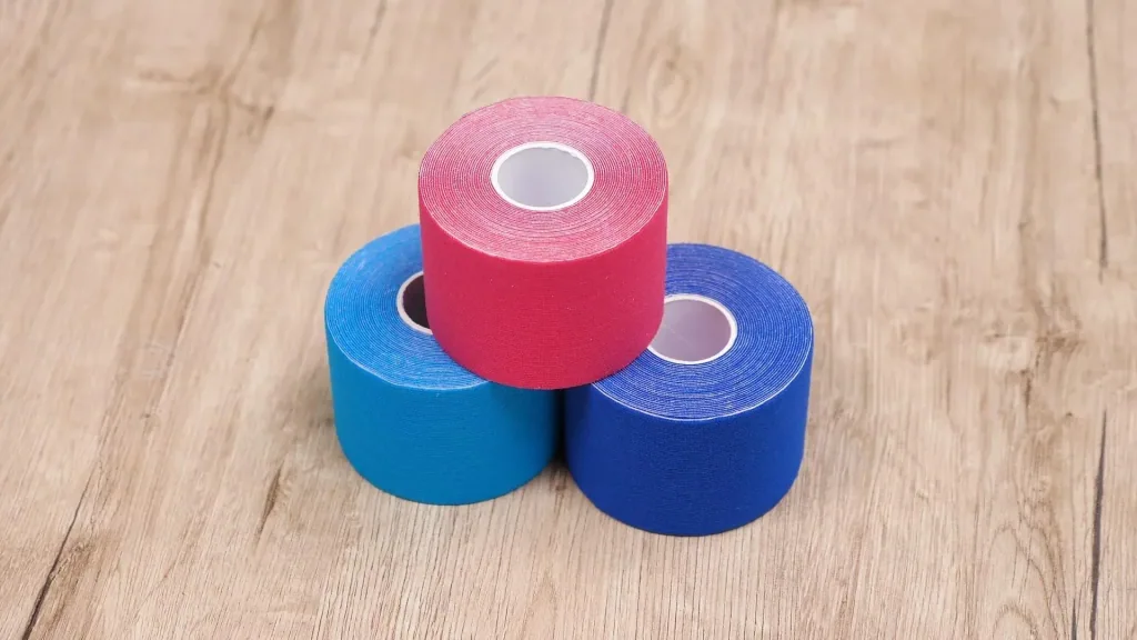 Kinesio-Tape, Physio-Tape, Türkis/ Dunkelblau/ Pink, 3-teilig