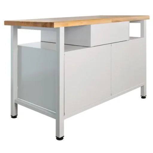 Werkbank "Premium" 1 Schubladen, 2 Türen, L1200xB600xH840mm
