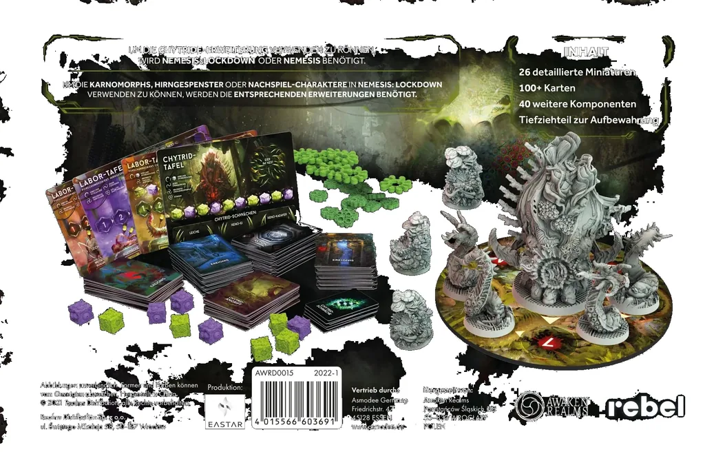 Gesellschaftsspiel Nemesis Lockdown - Stretch-Goals ( Erweiterung )