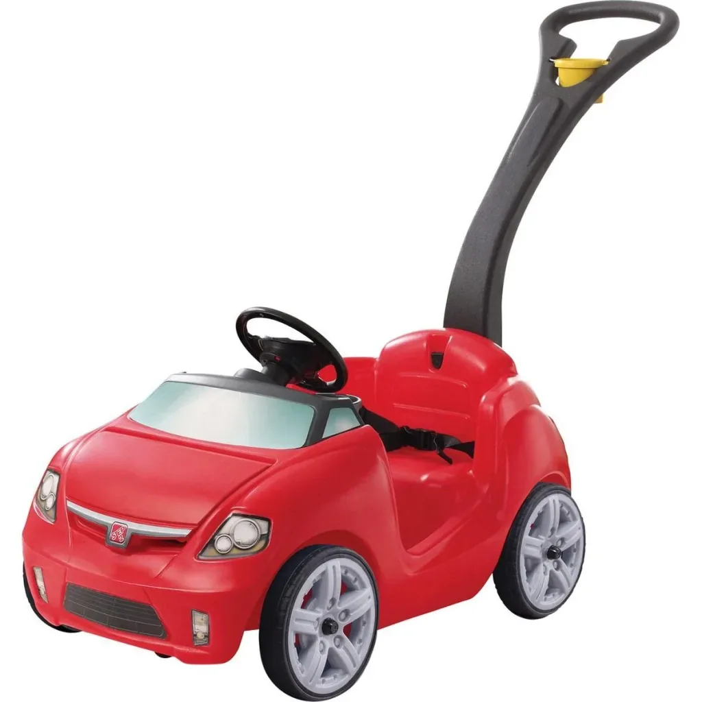 Easy Steer Sportster Red - Kinderwagen mit Schiebebügel - Für Kinder ab 2 Jahren und älter