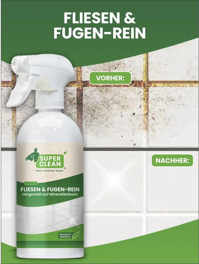 Fliesen&Fugenrein 500 ml - Starker Bad- und Küchenreiniger auf Mineralienbasis