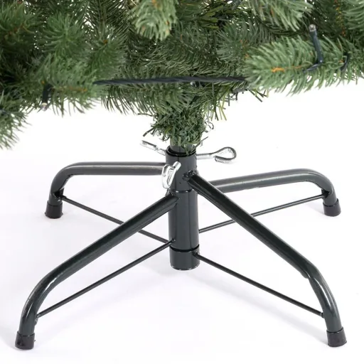 Weihnachtsbaum - 140cm inkl. Weihnachtsbaumbeleuchtung MIT Perel Smart Home Wifi Plug für den Innenbereich