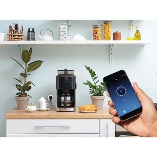 Weihnachtsbaum - 140cm inkl. Weihnachtsbaumbeleuchtung MIT Perel Smart Home Wifi Plug für den Innenbereich