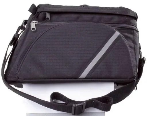 Fahrrad Gepäckträgertasche - multifunktionell, schwarz