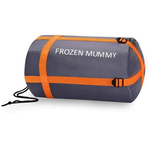 Schlafsack Bergsport Frozen Mummy orange+anthrazit