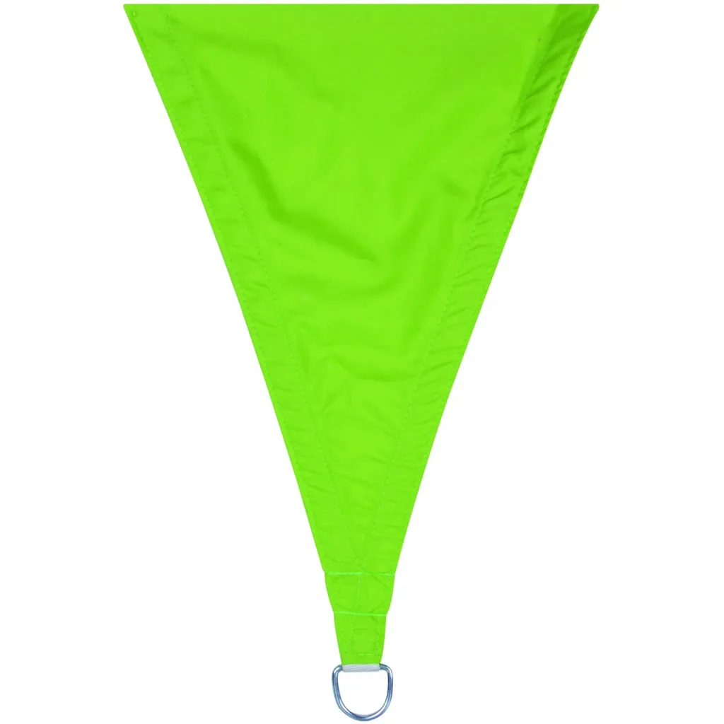 sonnensegel - dreieckig - 5 x 5 m x 5 m - lime grün