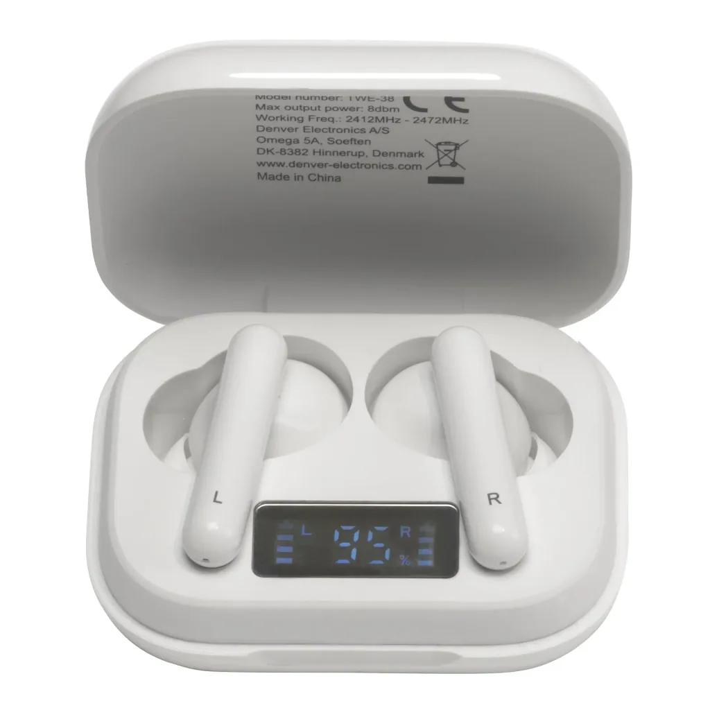 Bluetooth Ohrhörer komplett schnurlos mit Mikrofon und Ladebox