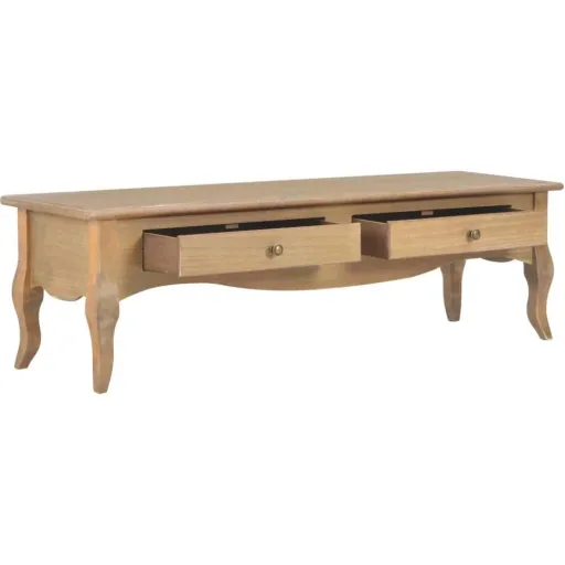 TV-Schrank mit 2 Schubladen 120x35x35 cm Kiefer massiv