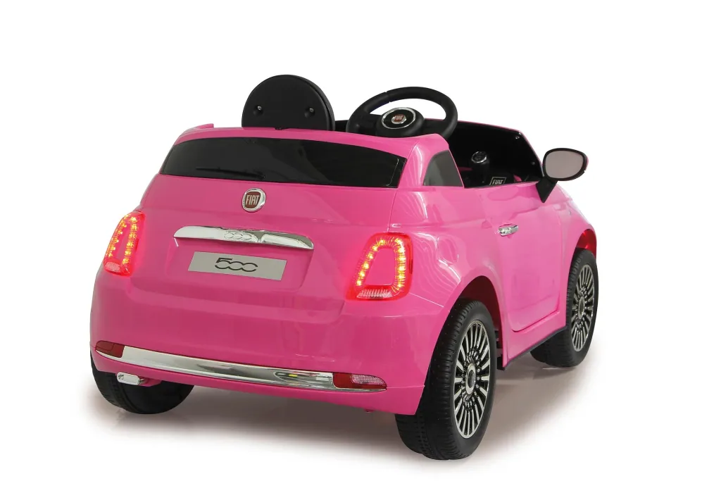 Ride-on Fiat 500 für Kinder, 12 Volt, Pink