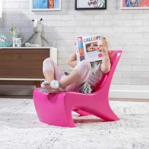 Junior Chic 2-teiliges Set Stuhl Himbeere