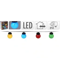 Pro Garden festliche Lichter - Innen und Außen - 10 LED-Lichter - Multicolor