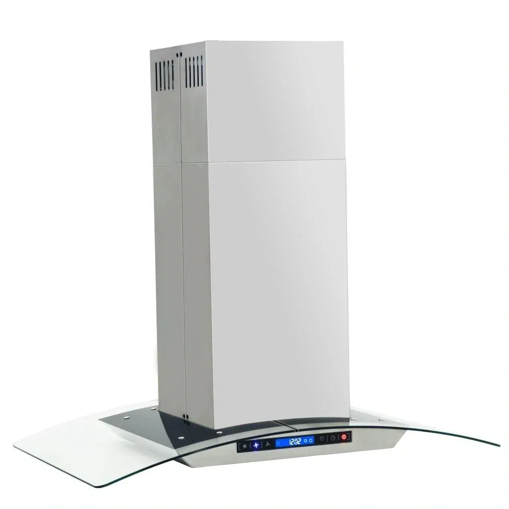 LCD-Sensor-Inselhaube 756 m³/h LED 90 cm