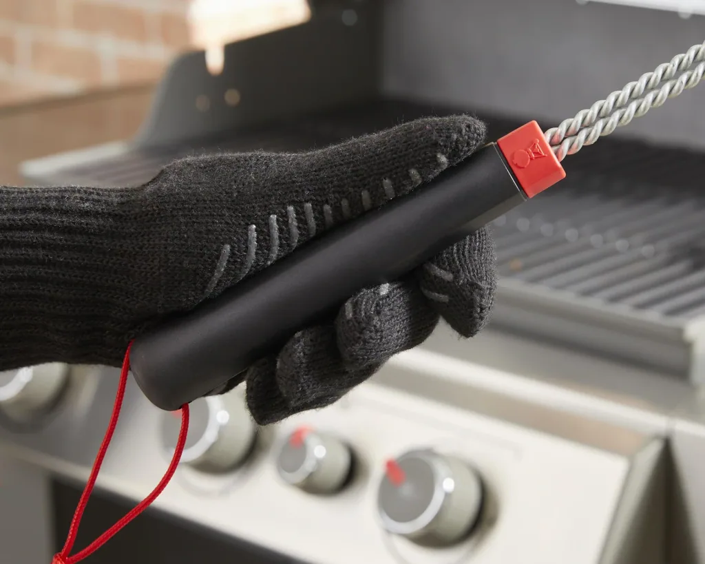 Schmale Grillbürste