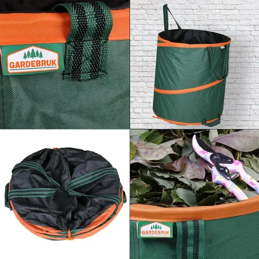 Popup-Gartensack 3er-Set grün je 85 Liter