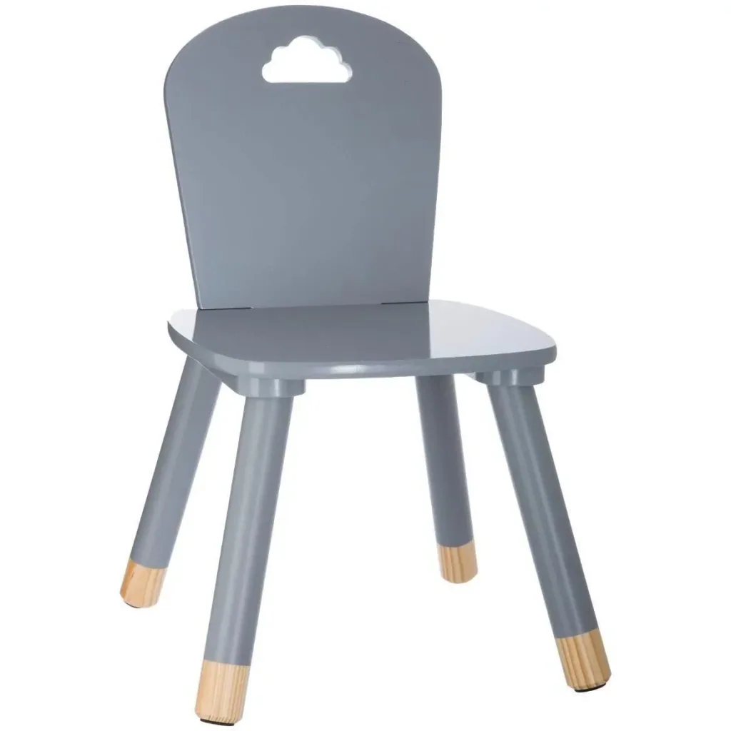 NL SET - 2x Hochstuhl - 50x30x30 cm - Grau