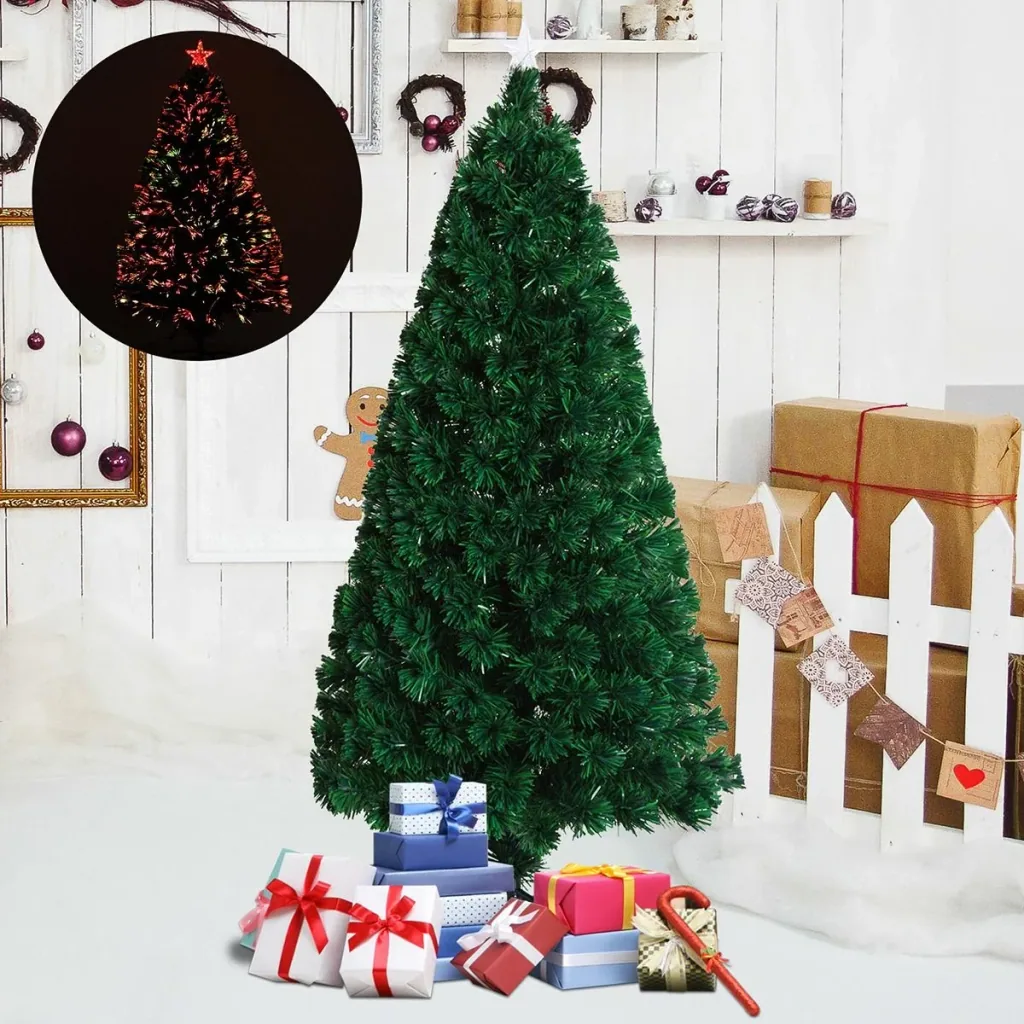 Weihnachtsbaum inklusive Metallständer grün