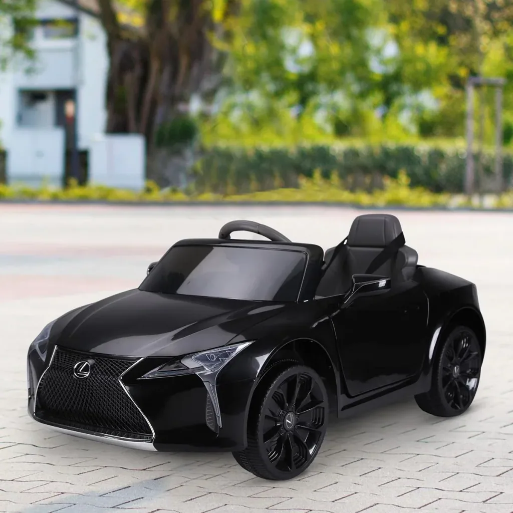 Kinderauto Kinderfahrzeug das offiziell lizenzierte Aufsitz-Lexus LC500 für 3-6 Jahre Elektroauto mit 2,4G Fernsteuerun