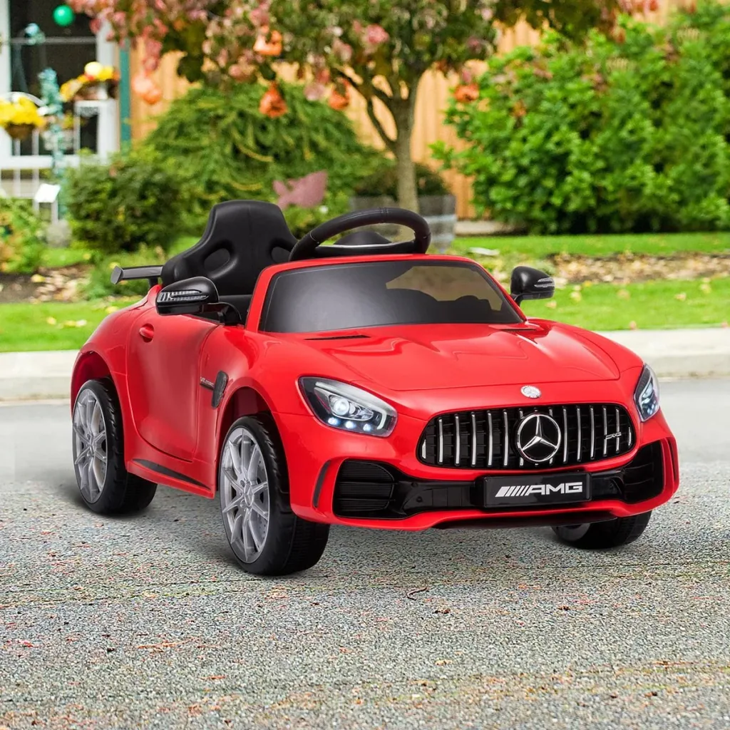 Kinderfahrzeug GTR Elektroauto mit Fernbedienung Musik(MP3/USB) Licht 3 6 Jahre PP Metall Rot 105 x 58 x 45 cm