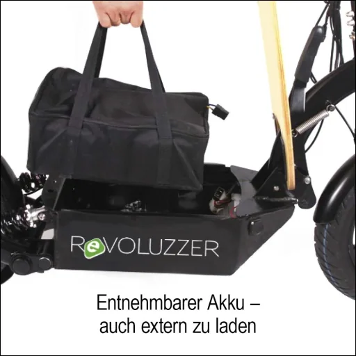 E-Roller "Revoluzzer" Basic 20 km/h schwarz