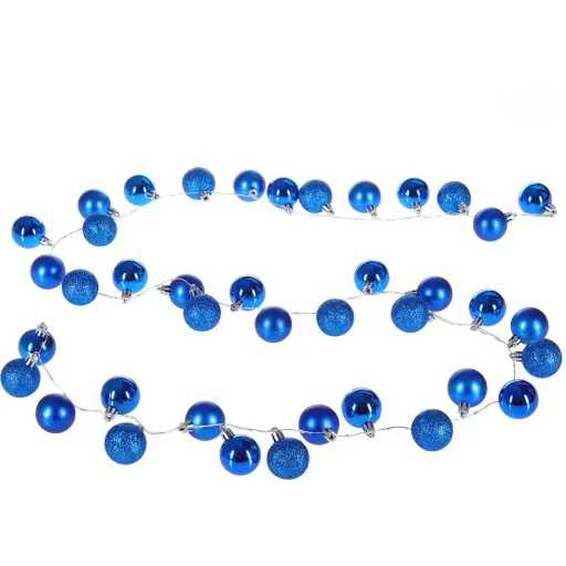 Weihnachtsbeleuchtung Kugeln 40-LED - Blau - 2m