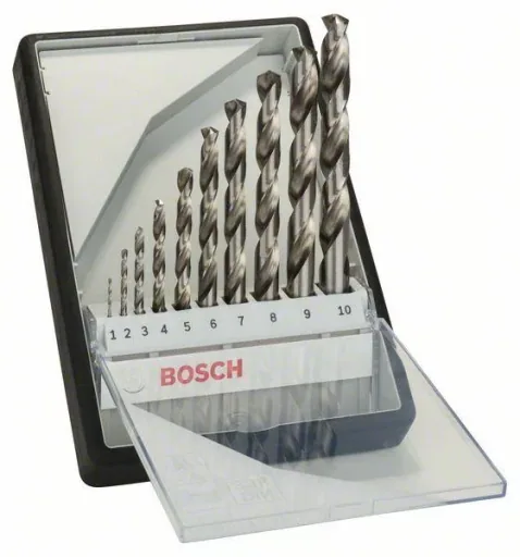 Metallbohrer-Set, Robust Line, HSS-G, 135°, 110 mm, 10-teilig
