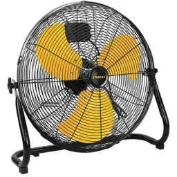 Bodenventilator - Stahl - Ø 51 cm - Schwarz/Gelb