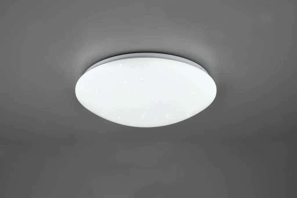 LED-Deckenleuchte LUKIDA, 18 W, 3000-6000K, 2000 lm, D.38xH.10,5cm, dimmbar, Fernbedienung, Farbe weiß