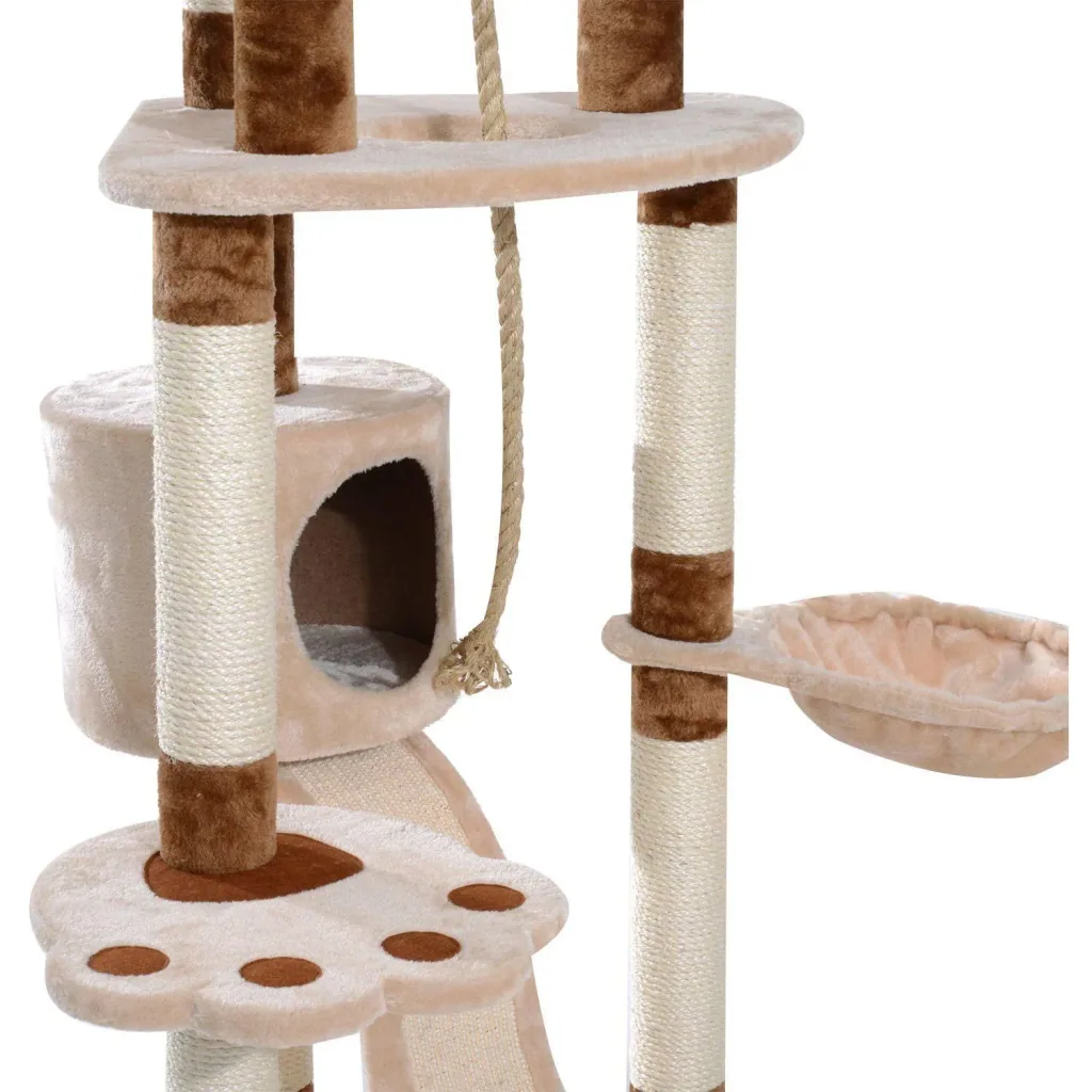 Kratzbaum Katzenbaum Kletterbaum Spielbaum beige