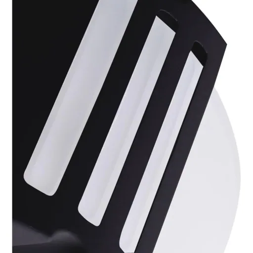 VT-754 Wandleuchte - Schwarz - Leuchte E27 - mattiertes Glas