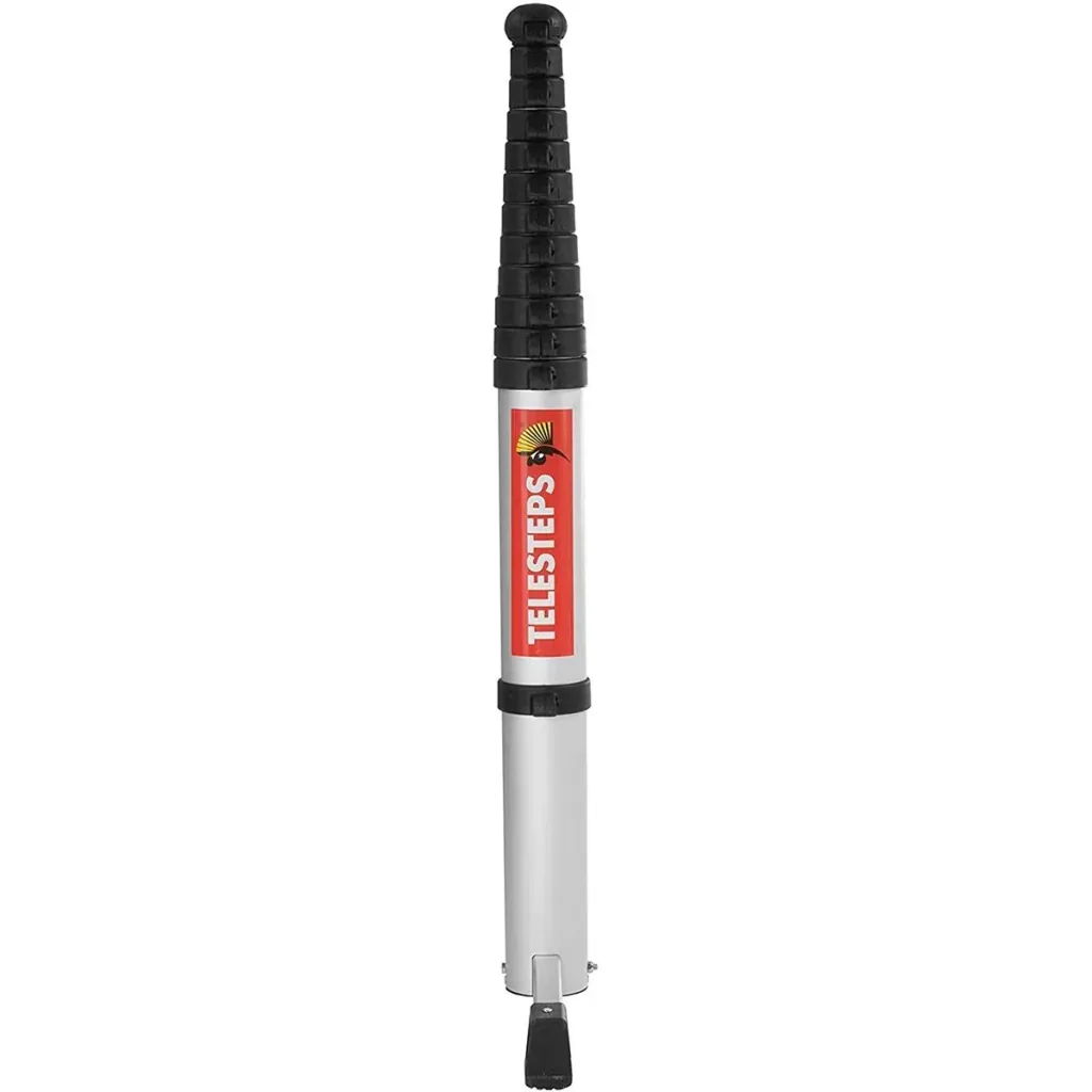 Eco Line Teleskopleiter 3,8 m - 12 Stufen MIT Tragetasche