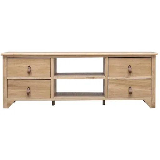 TV-Schrank 115x30x40 cm paulownia Holz