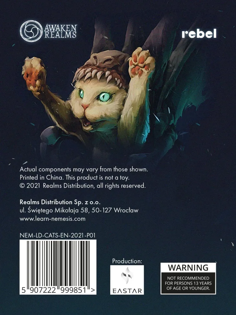 Gesellschaftsspiel Nemesis Lockdown - Spacecats ( Erweiterung )