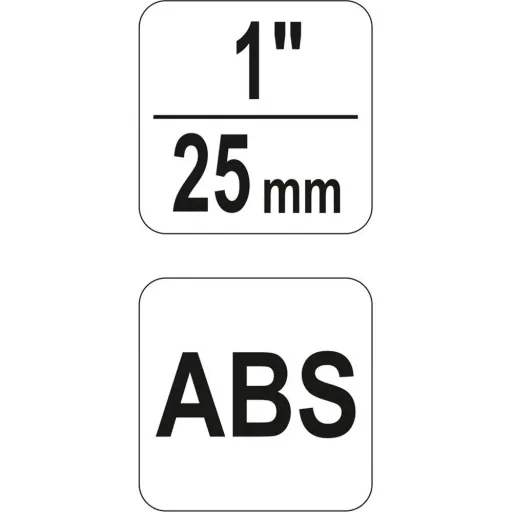 Wasserhahnanschluss 1" - Abs Kunststoff
