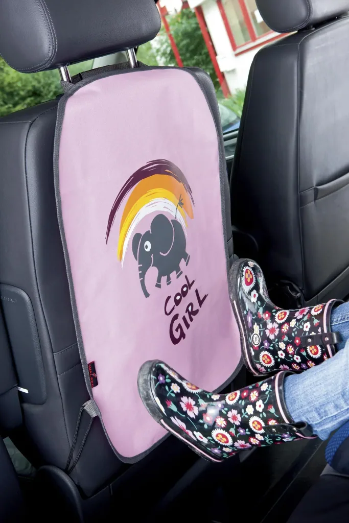 Rückenlehnenschutz "Cool Girl", rosa