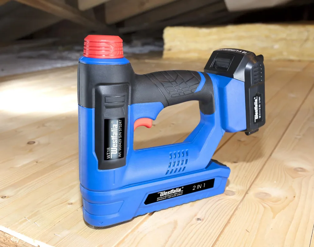 Akku Tacker 2 in 1 18 Volt Li-Ion WT18 mit Akku und Ladegerät