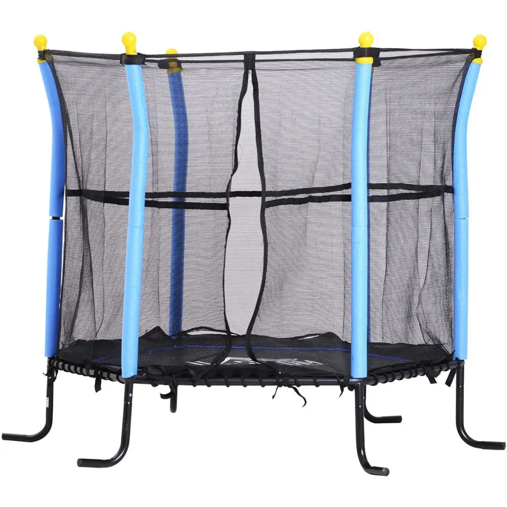 Mini-Trampolin für Kinder schwarz/blau