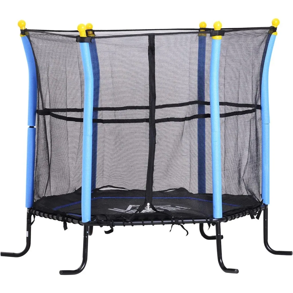 Mini-Trampolin für Kinder schwarz/blau