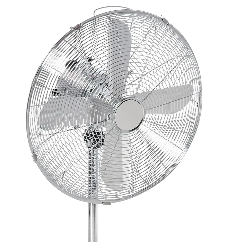 Standventilator mit 3 Geschwindigkeitsstufen silber