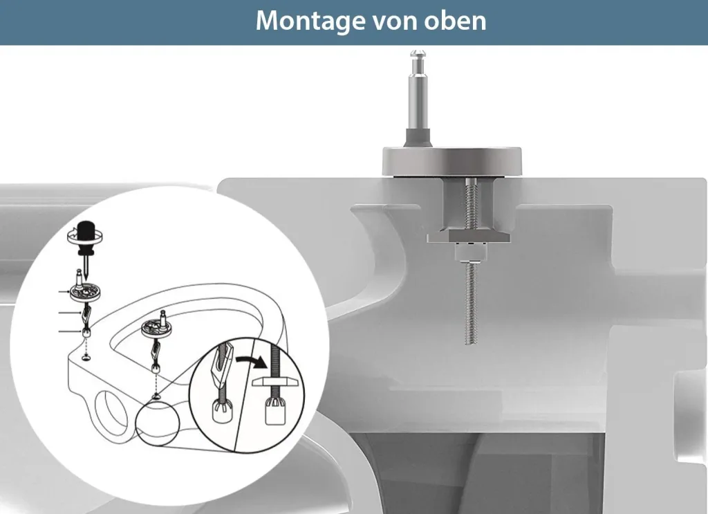 Duroplast WC-Sitz WHITE, mit Absenkautomatik und Schnellverschluss
