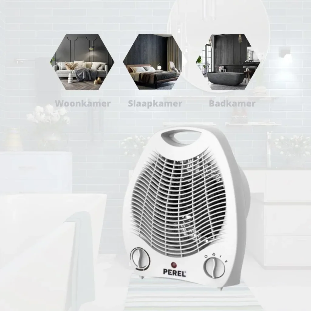 Elektrischer Badheizkörper - 2000W - Weiß - Bis zu 22m²