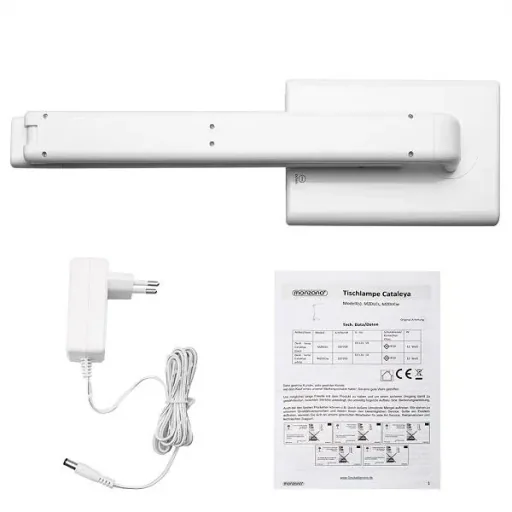 LED-Tischleuchte Cataleya weiß 42cm
