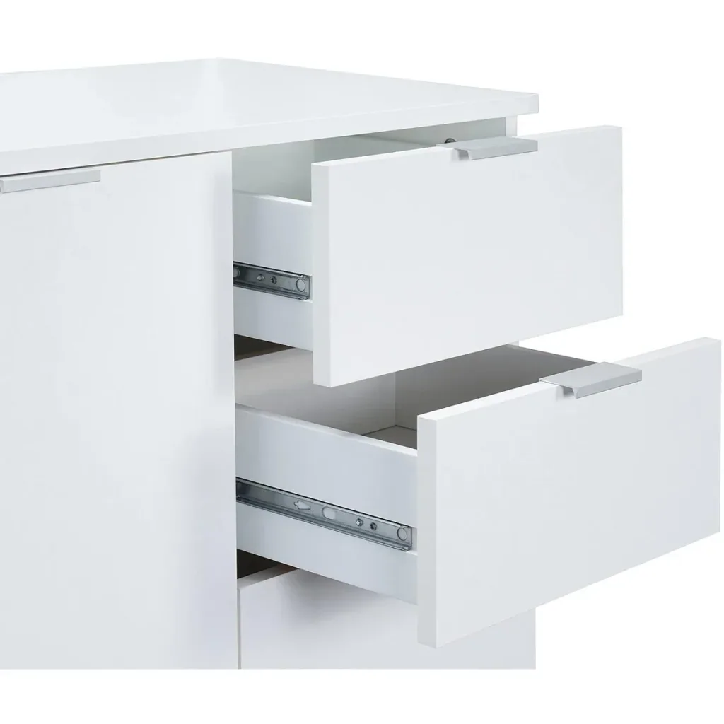 Sideboard Alba | Schubladenschrank | Weiß mit