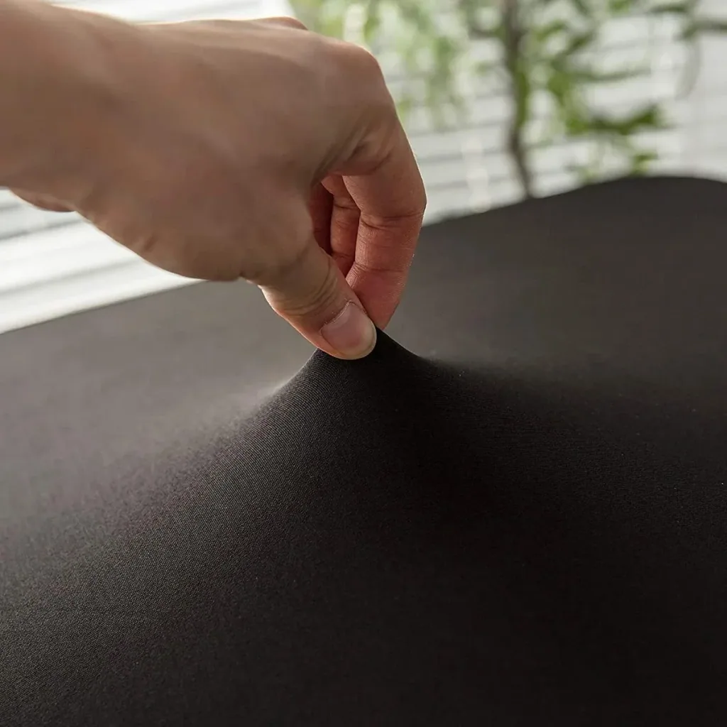 Abdeckung für rechteckigen Tisch - Stretch - 75 x 180 x 74 cm - Schwarz