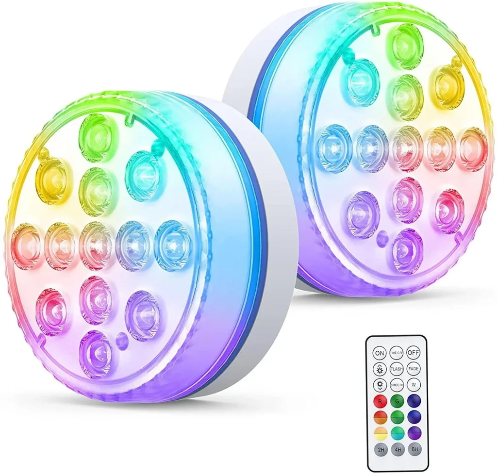Pool LED Lichter mit Fernbedienung IP68, 2er Set