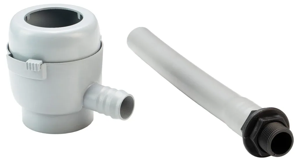 Füllautomat Mini DN 50-60 grau inklusive Anschlussschlauch & Verschraubung