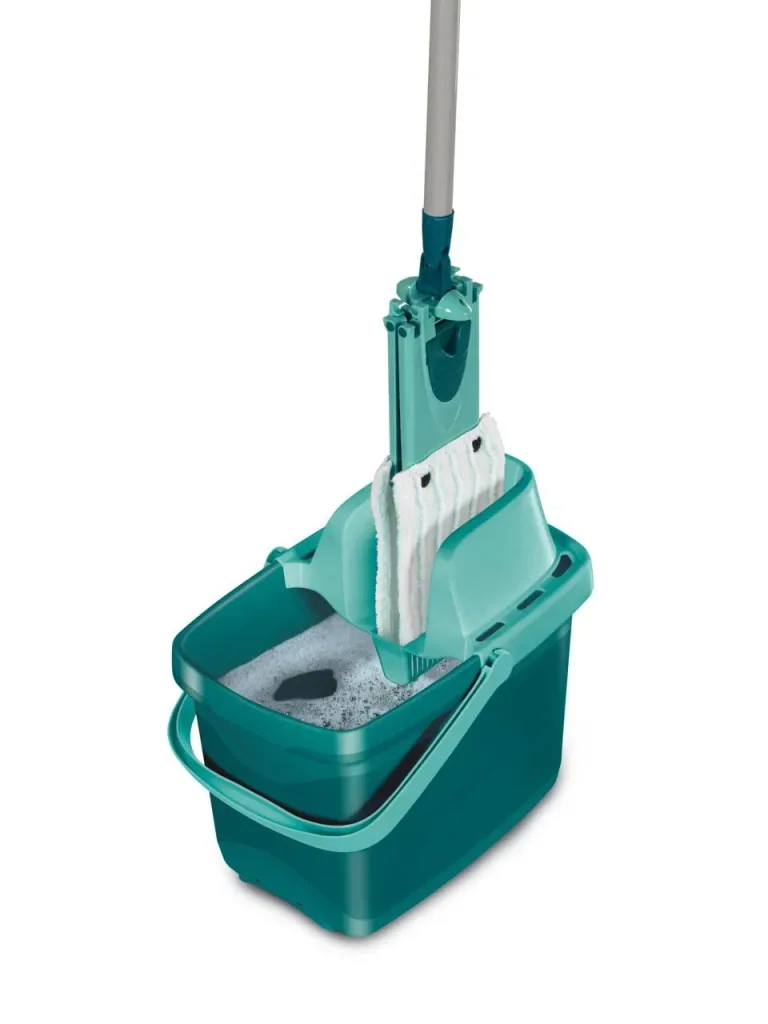 Set Eimer 12 Liter mit Presssieb, Bodenwischer, Set "Combi M + Wischbezug static plus"