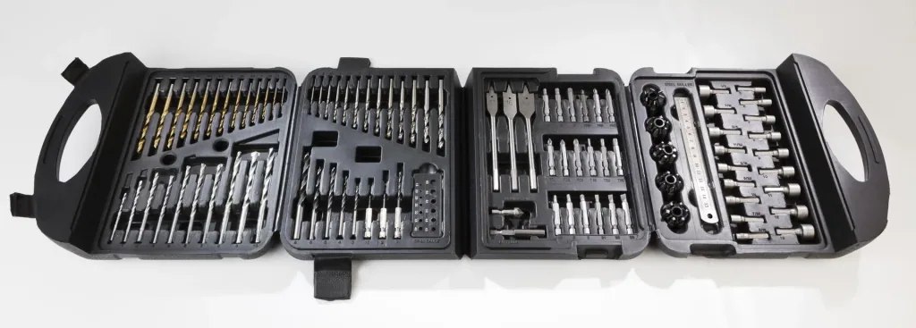 Bohrer- und Bit Satz 122-teilig im Koffer